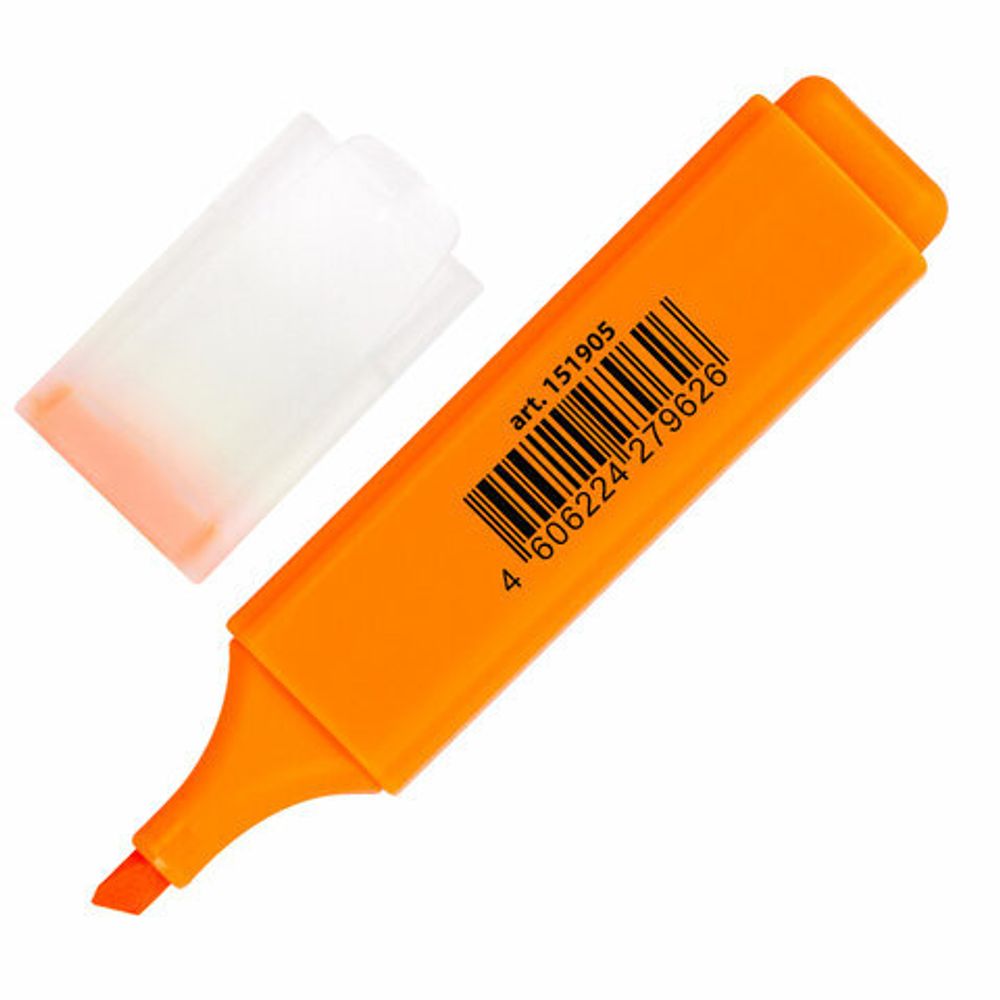 Текстовыделитель BRAUBERG "SPECIAL", ОРАНЖЕВЫЙ, линия 1-5 мм, 151905