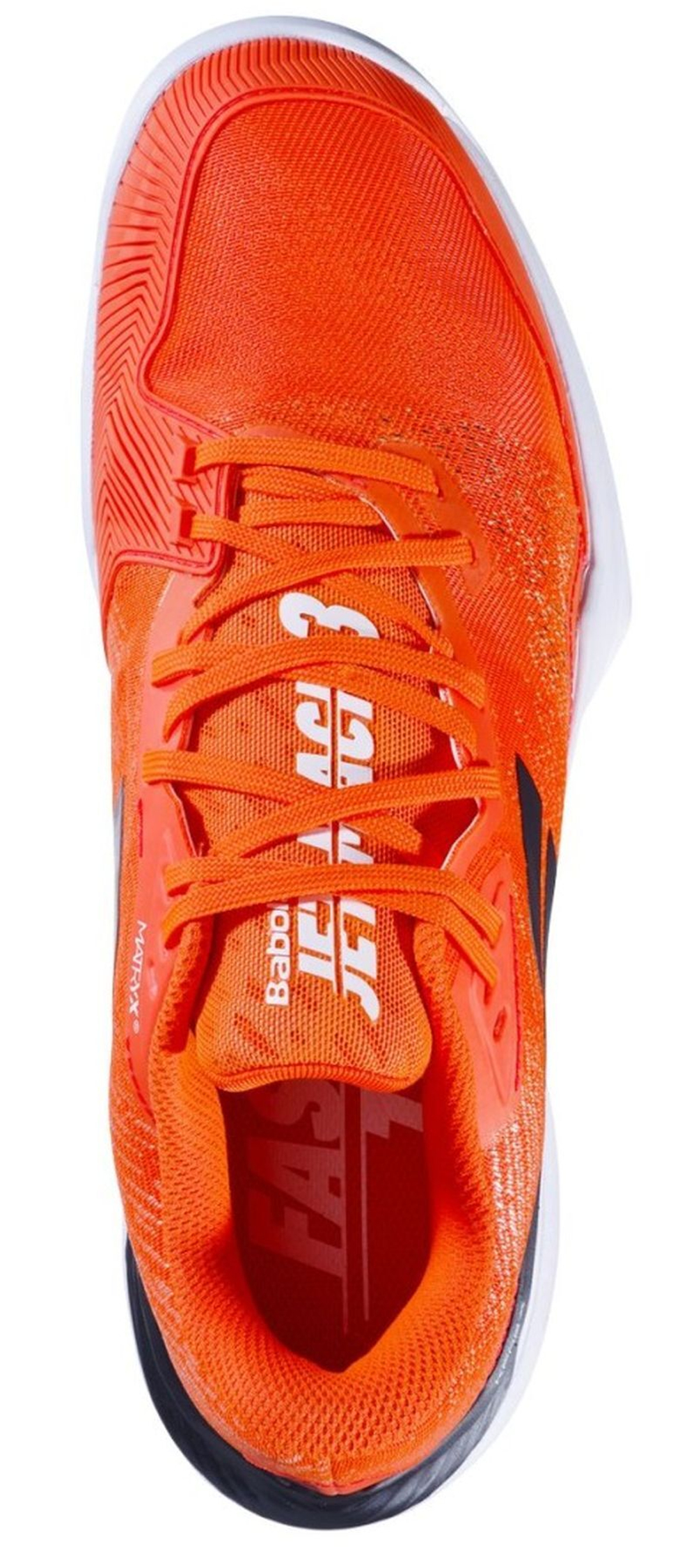 Мужские кроссовки теннисные Babolat Jet Mach 3 All Court - strike red/white