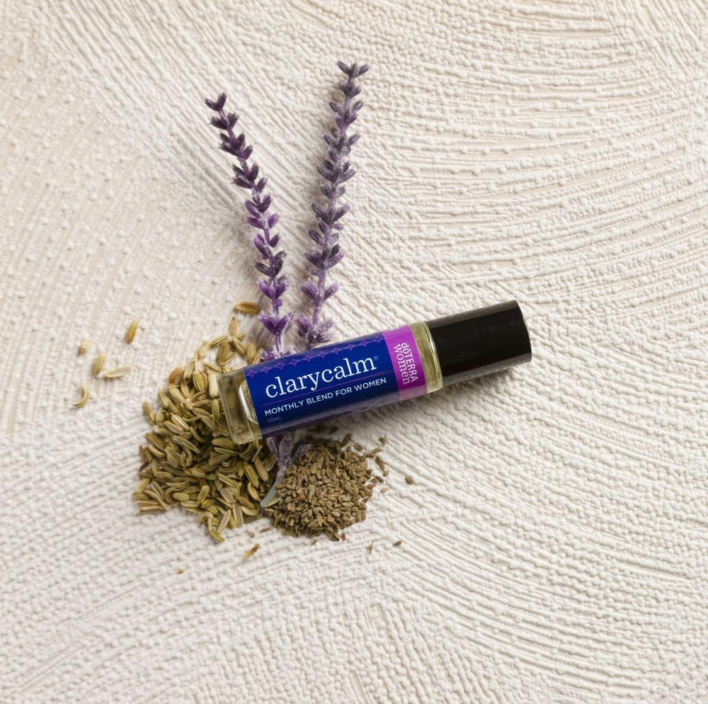 «КлериКалм» смесь эфирных масел для женщин, doTERRA ClaryCalm, роллер 10 мл