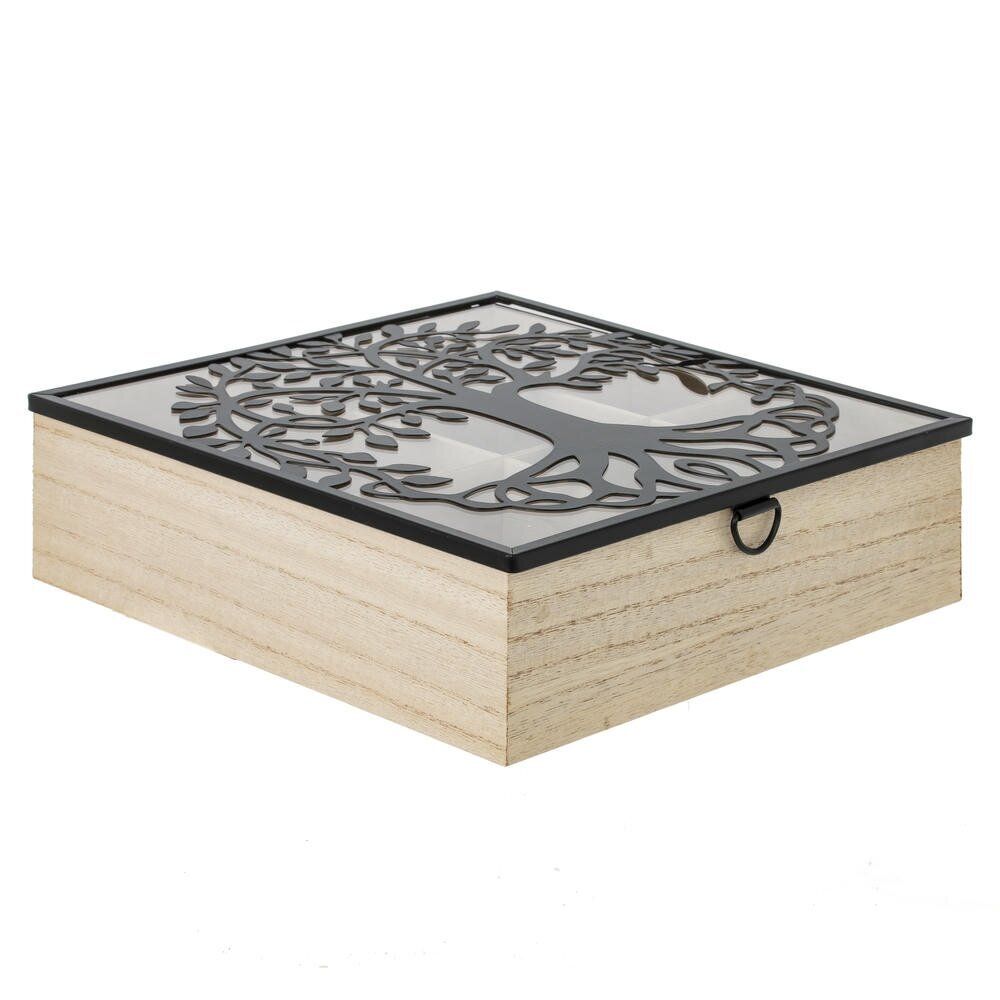 GAEM Шкатулка для чайных пакетиков, L24,5 W24 H7,5 см