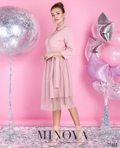 Платье 1124-пудра Minova
