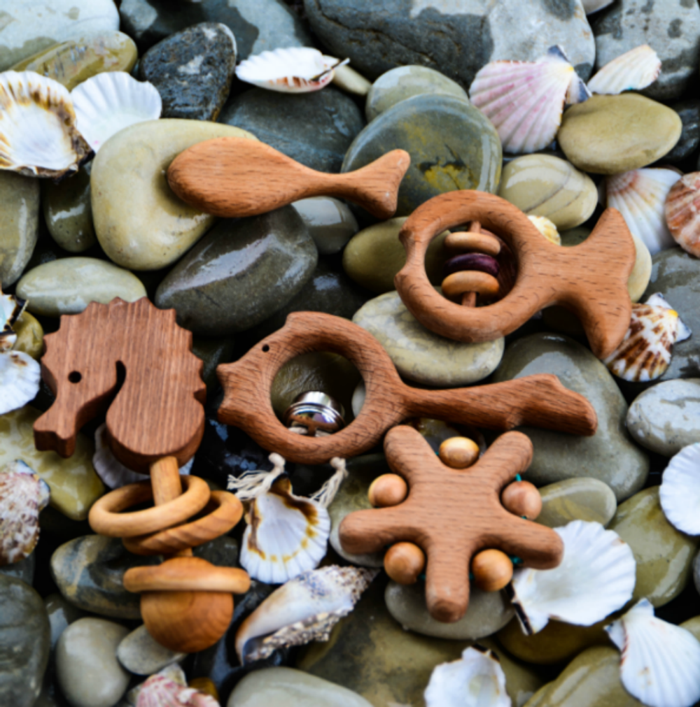 Большой подарочный набор погремушек Сокровища синего моря  Леснушки