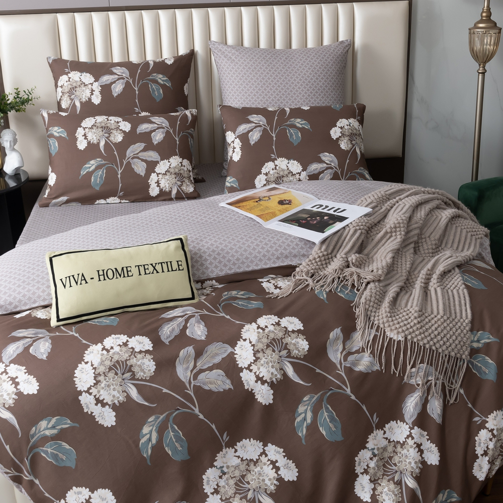 Комплект постельного белья Делюкс Сатин 100% хлопок L509