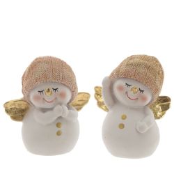 GAEM Фигурка декоративная "Снеговик", L6 W3,5 H7 см, 2в.