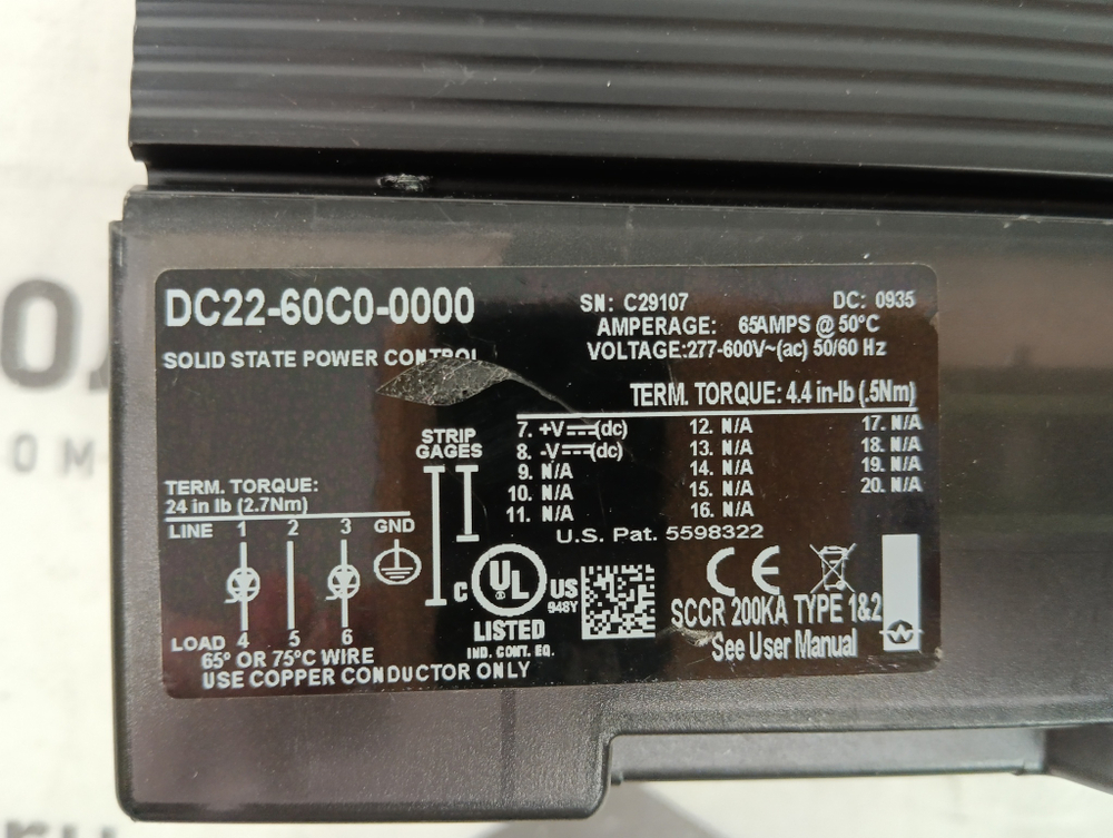 Watlow DC22-60C0-0000 б/у