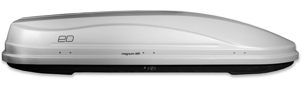 Автобокс Евродеталь Магнум 420 (серый карбон) быстросъём 199х74х42 [ED5-051B]