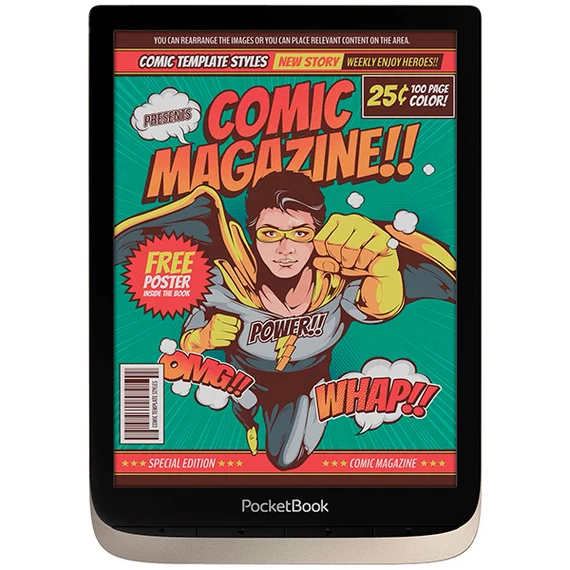 Электронная книга PocketBook 740 Color (7.8") Moon silver (PB741)