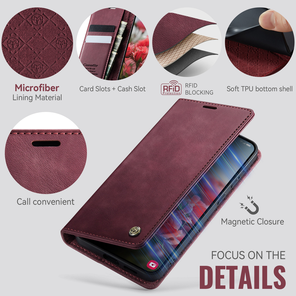 Чехол-книжка CaseMe RFiD Samsung Galaxy S24 FE