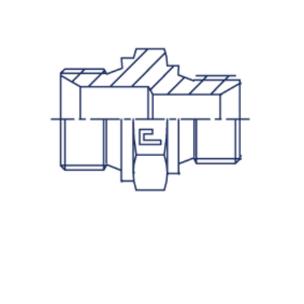 Соединение P BSP 1/2 - 14х1.5