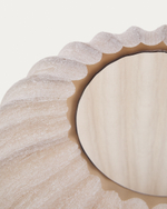 Ваза Lumia из стекла бежевого цвета  27см