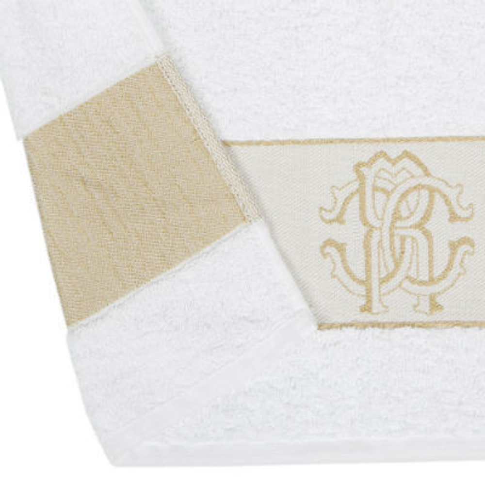 Набор полотенец 2 шт Roberto Cavalli Araldico белый