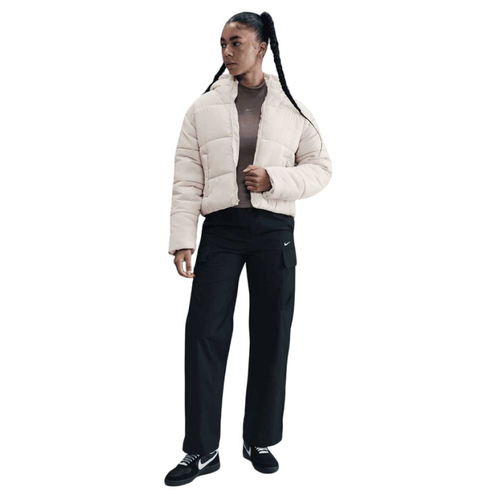 Баскетбольная женская куртка Nike Sportswear Classic Puffer Jacket Beige