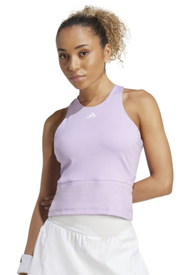Женский топ теннисный Adidas Tennis Climacool Mid-Length Y-Tank - powder plum