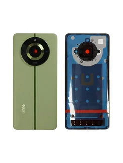 Задняя крышка для Realme 11 Pro зеленая (Green) со стеклом камеры