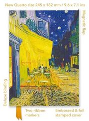 Bloknot \ Блокнот \ Notebook  Vincent van Gogh: Café Terrace (Foiled Quarto Journal