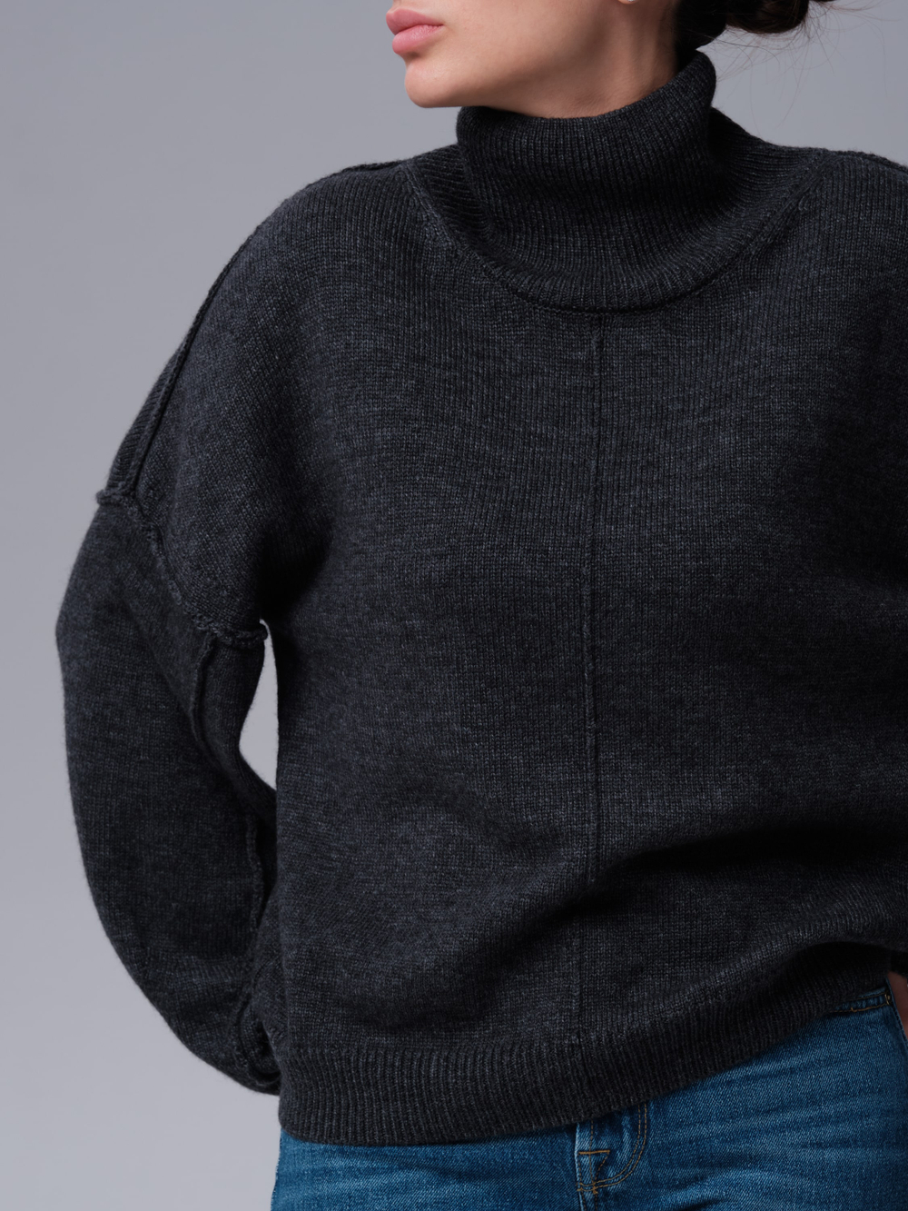 Джемпер женский DBR J0428-8101, темно-серый