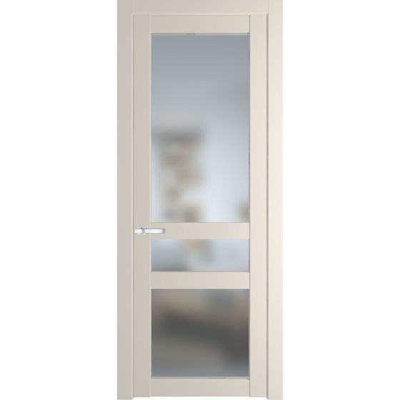 Межкомнатная дверь эмаль Profil Doors 1.5.2PD кремовая магнолия остеклённая