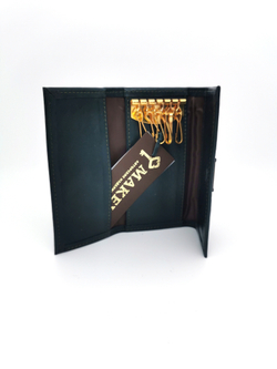 Футляр для ключей «Fleur». Цвет зеленый