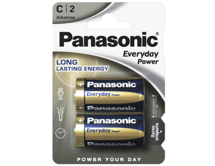 Батарейки Panasonic Everyday Power C щелочные 2 шт
