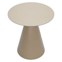 Столик кофейный Marius, Ø50 см, бежевый