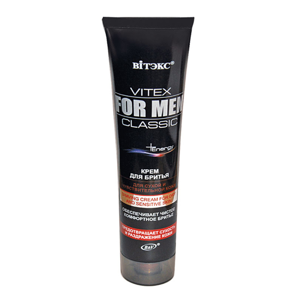 Витэкс FOR MEN CLASSIC NEW Крем для бритья для сухой, чувствительной кожи 100мл