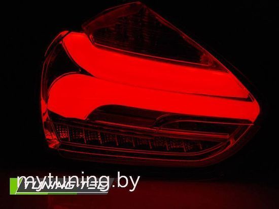 Задние фонари для Ford Focus III Hatchback (15-18) LED динамические красные темные