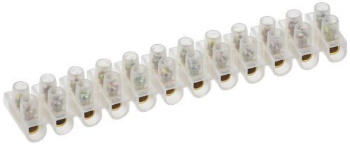 Зажим IEK клеммный винтовой ЗВИ-3 1,0-2,5мм (12пар)