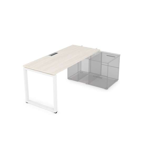 СПН-О.974 Стол системы БЕНЧ прямолинейный,для крепления на тумбу, начальный (1600*700*750)