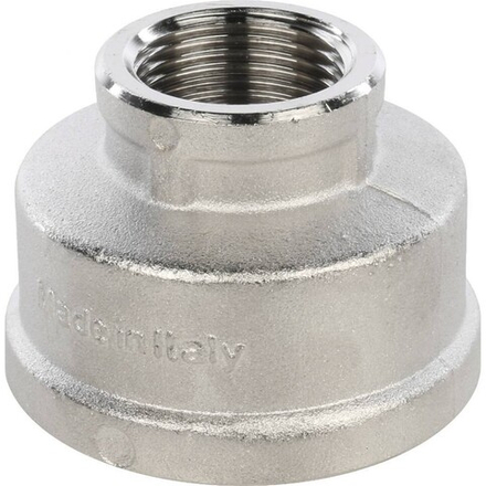 Муфта ВВ переходная никелированная 1"1/2X1/2" STOUT