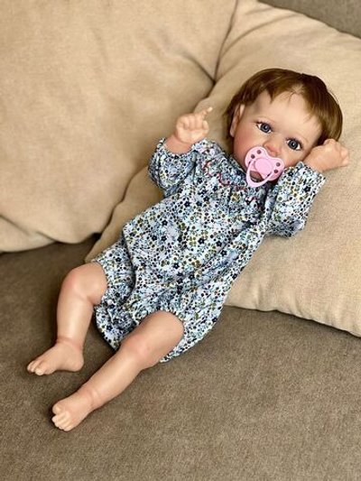 Кукла Реборн виниловая 55см в пакете (FA-535)