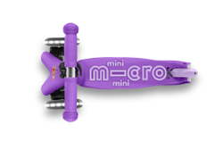 Самокат Mini Micro Deluxe Сиреневый LED