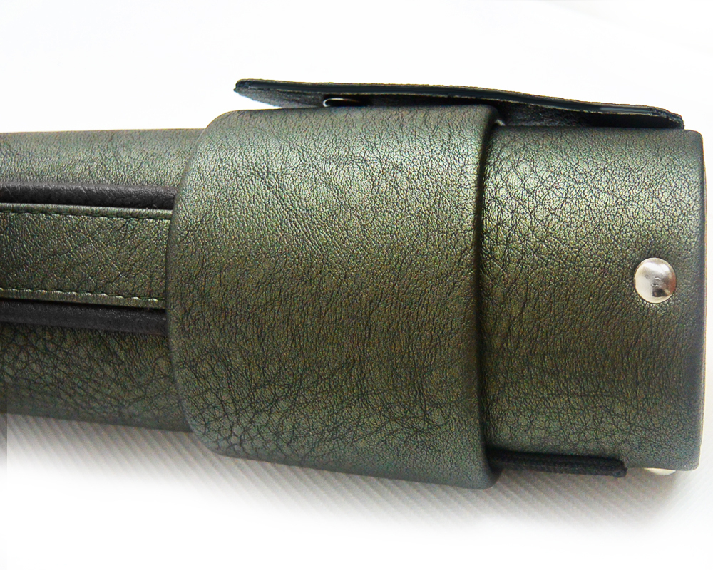 Тубус на 1 кий Меркури CLUB (без кармана) (зеленый перламутр/черный)