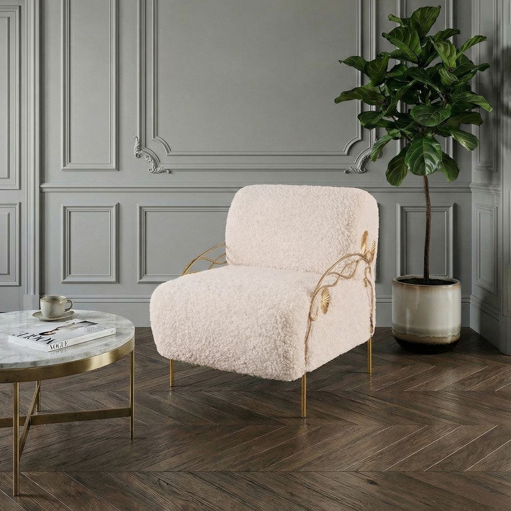 Кресло Нимфея Какао Бронза