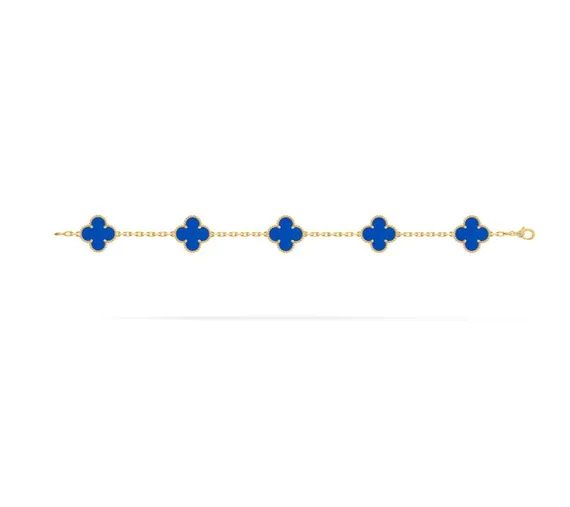 Винтажный браслет Van Cleef & Arpels Alhambra, 5 мотивов