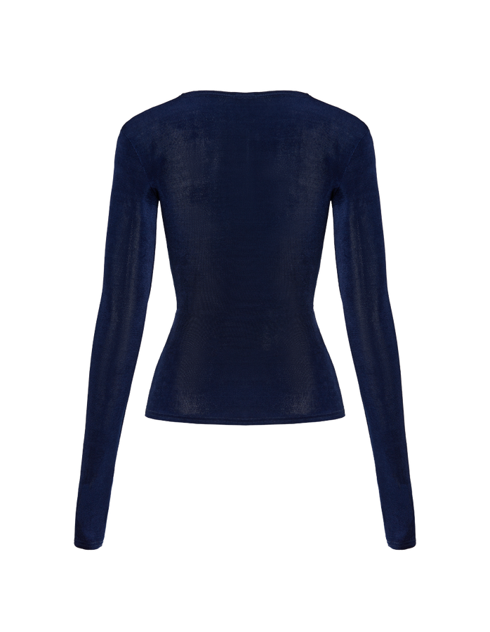 Blue cut longsleeve