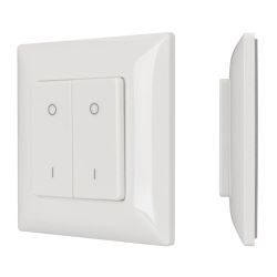 Панель SMART-P47-DIM-P-SUF (3V, 2 зоны, Knob, 2.4G) (Arlight, Пластик) 028301