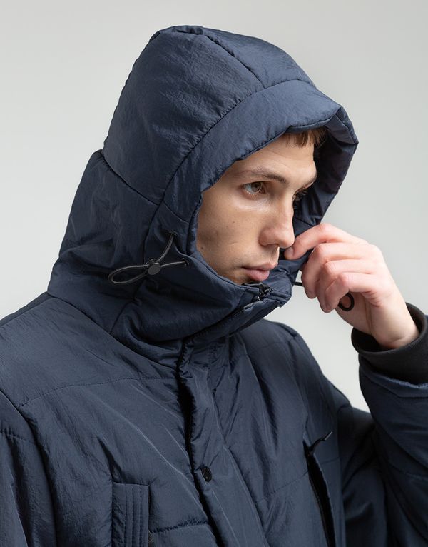 Куртка We Don’t Care Long Puffer Jacket Navy - фото 5