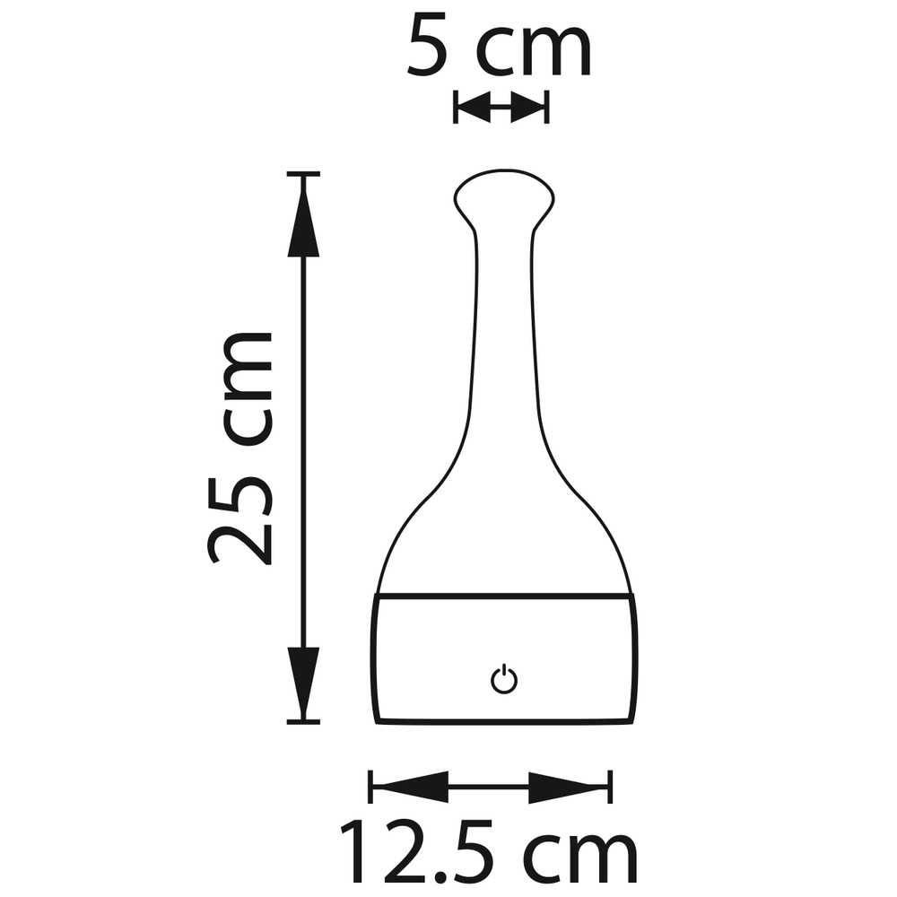 745945 Настольная лампа ALFA LED 3W 300LM АЛЮМИНИЙ/БЕЛЫЙ 3000K