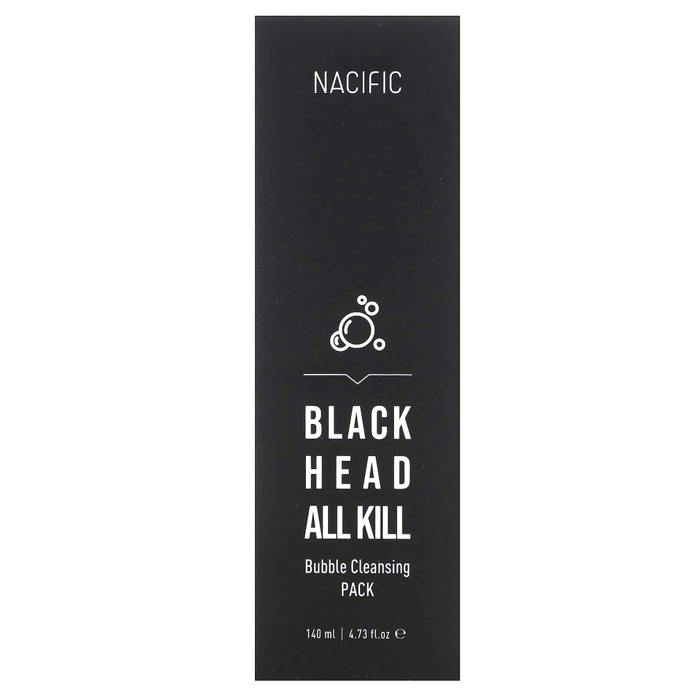 Nacific, Black Head All Kill, пузырчатая очищающая маска, 140 мл (4,73 жидк. унц.)