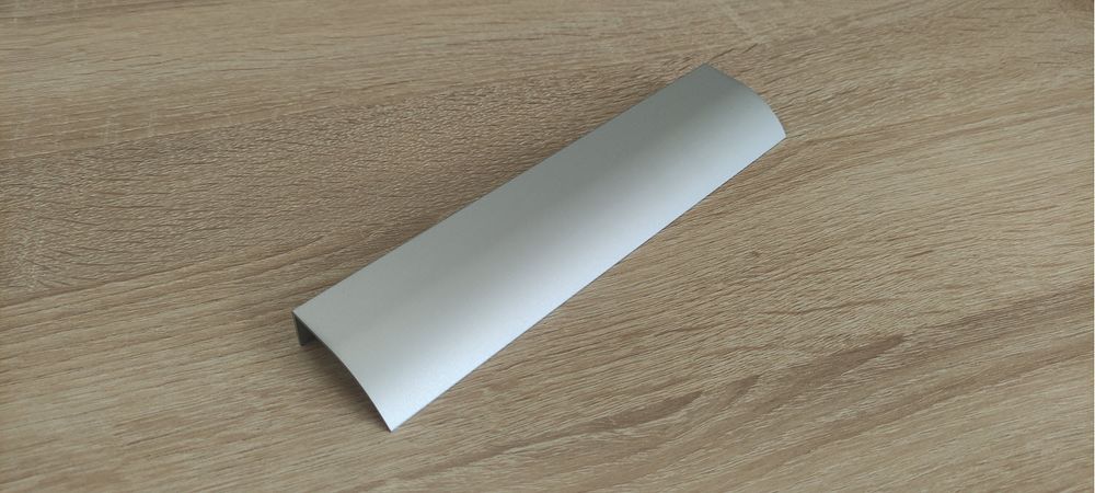 Ручка мебельная торцевая СА-4 128мм./196мм. Матовый хром