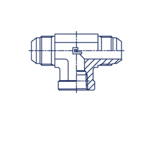 Штуцер PT JIC 9/16" NPTF 1/4"