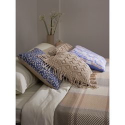 Покрывало из хлопка warm traditions бежево-серого цвета из коллекции essential, 230х250 см