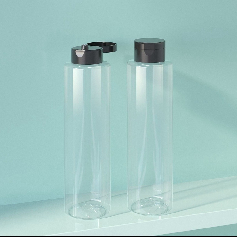 Флакон 250 мл 24 мм ПЭТ прямые плечи