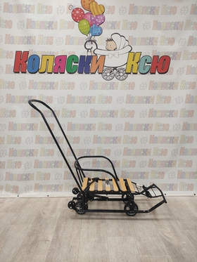 Санки коляска Ника Тимка 5 универсал черный