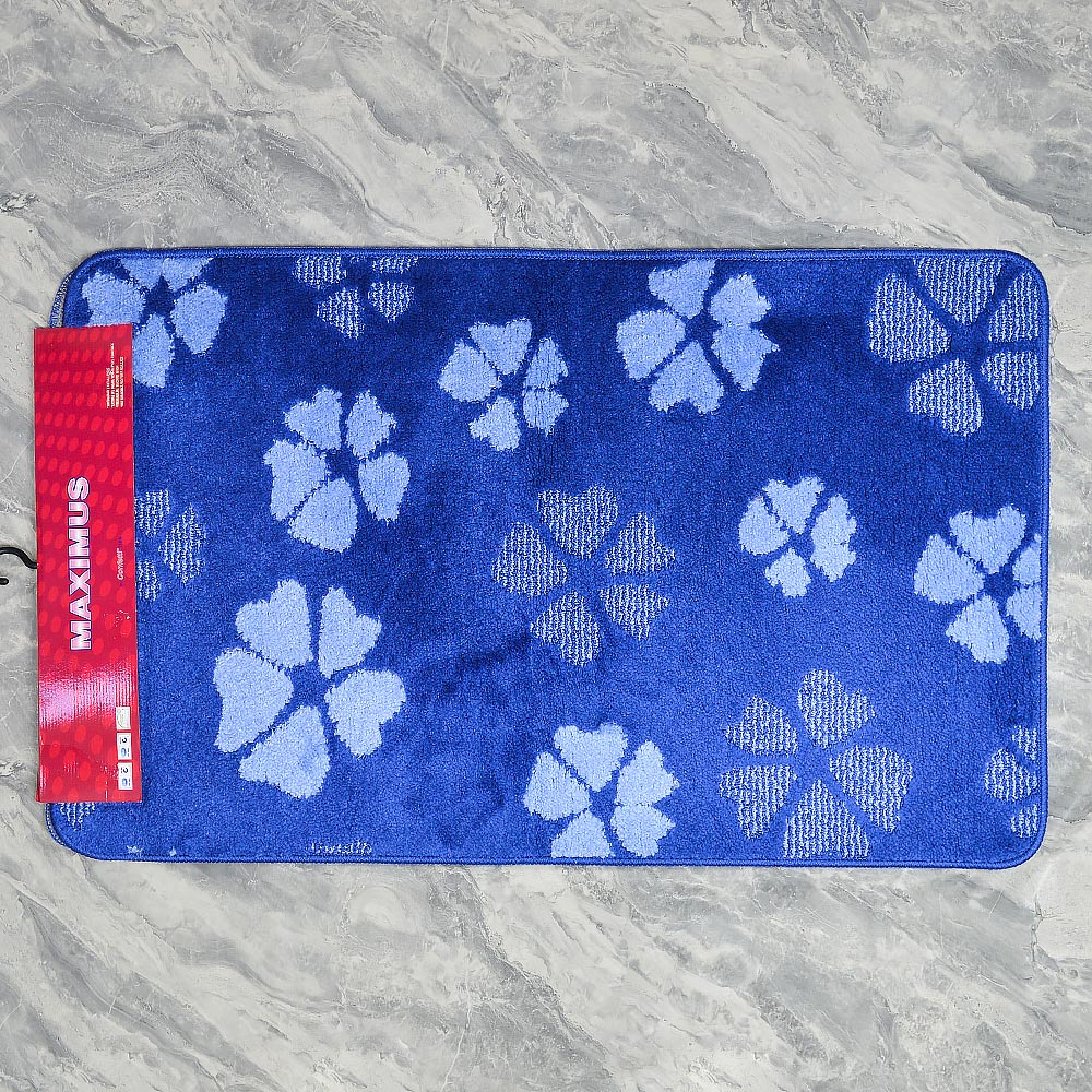 Коврик MAXIMUS 2шт 60*100/50*60см, 4980 D.BLUE
