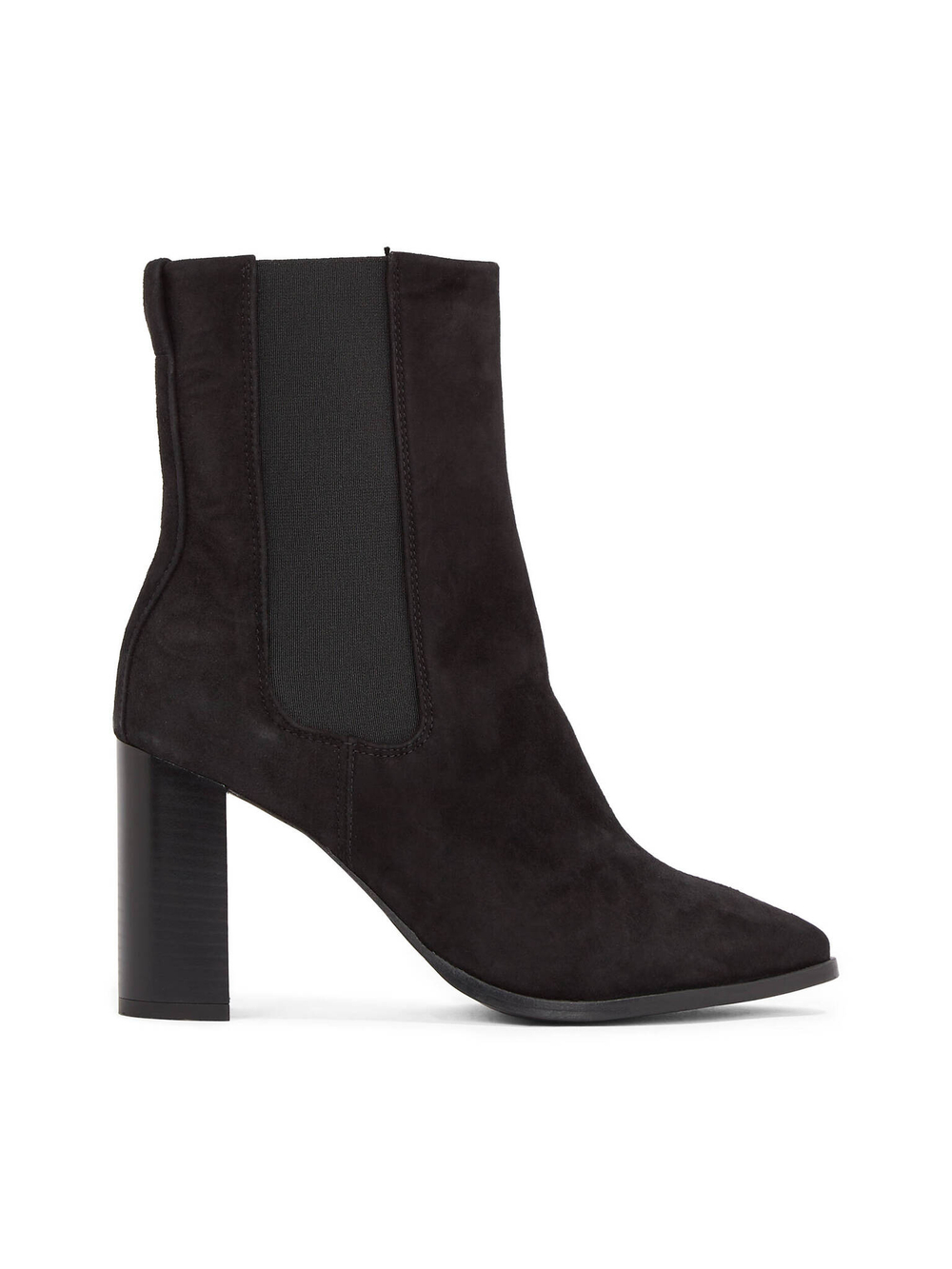 Кожаные челси на каблуке Calvin Klein - черный(HW0HW02192)