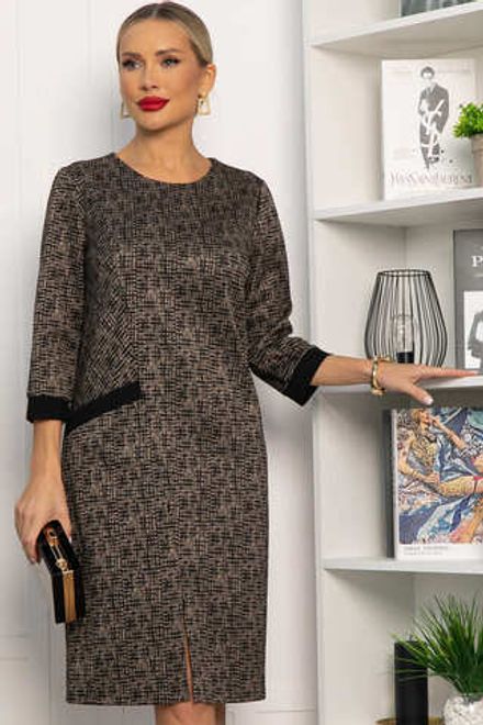 Платье Твоя мода (коричневое) П13746-19М LT Collection