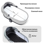 Детская коляска Rant Flex Therm Soft 3 в 1 с автокреслом Evomax Grey Stone Grey
