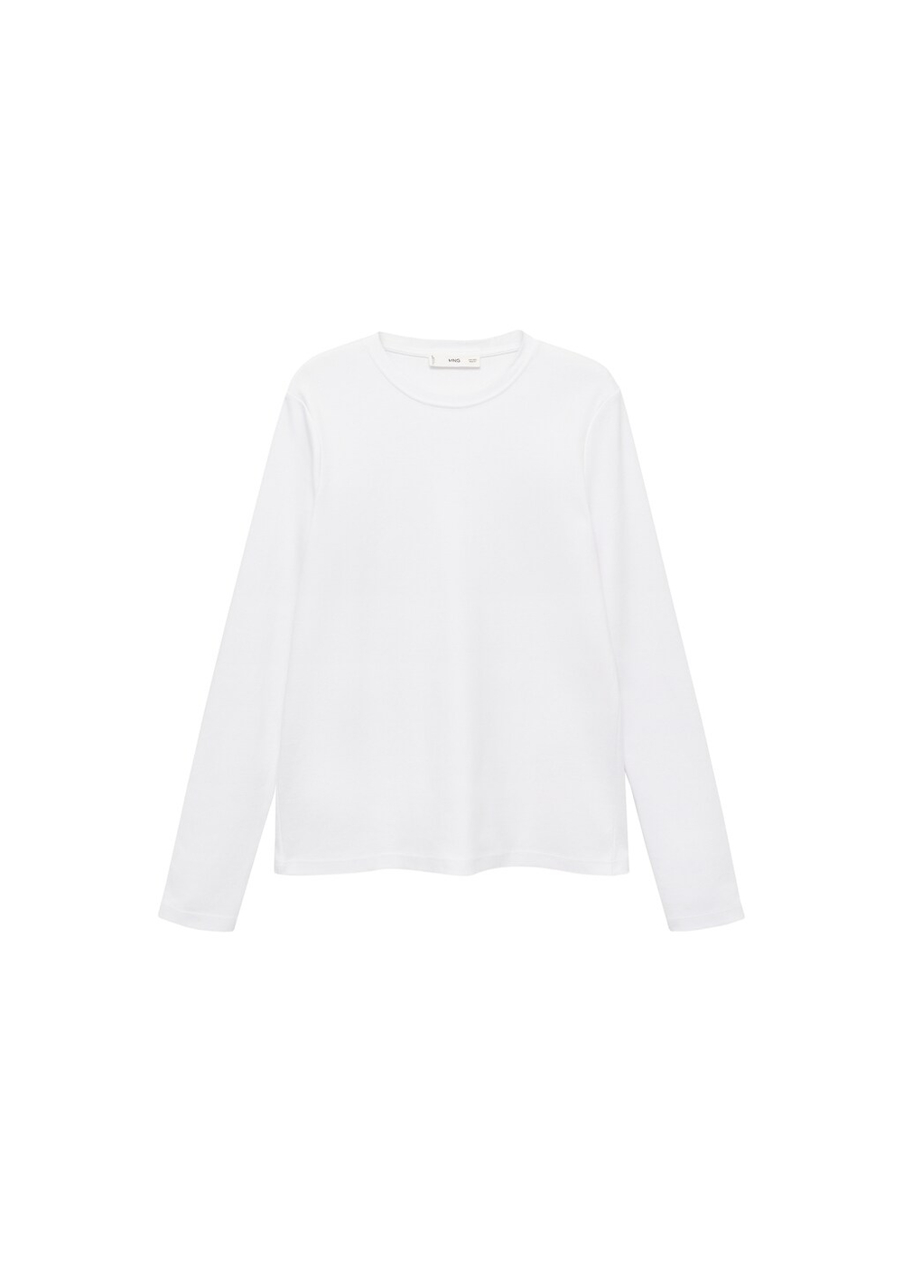 Тонкая футболка с круглой горловиной