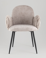 Стул обеденный Wave Stripes букле серый